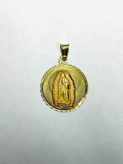 Oro Dije religioso 10k 2.3g