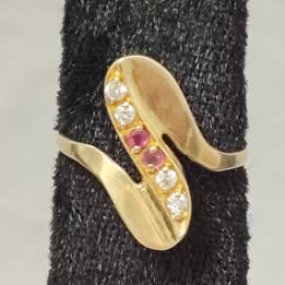 Anillo con sintéticos 8k p 2.1gr