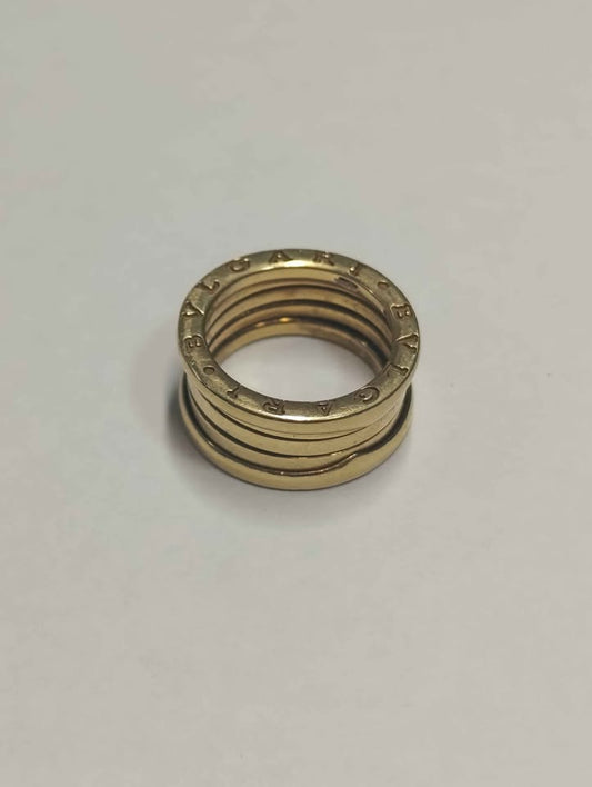 Oro anillo grueso 18k 11g