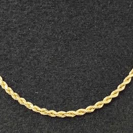 Cadena torsal de 14k p 24.6 gr