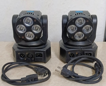 Par de luces de sonido WAHRGENOMEN rgbw con cables, usado