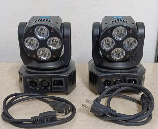 Par de luces de sonido WAHRGENOMEN rgbw con cables, usado