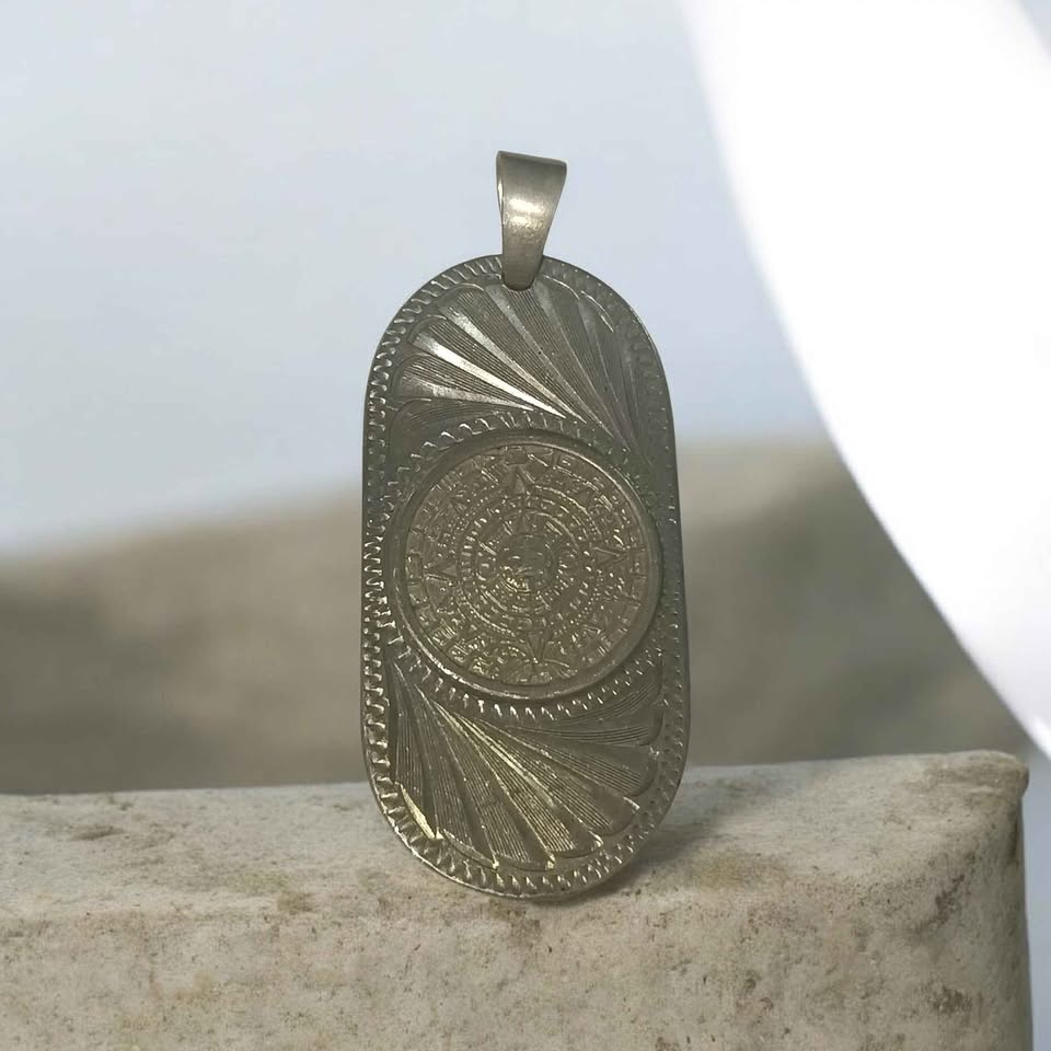 Plata Dije azteca.925 14.1g