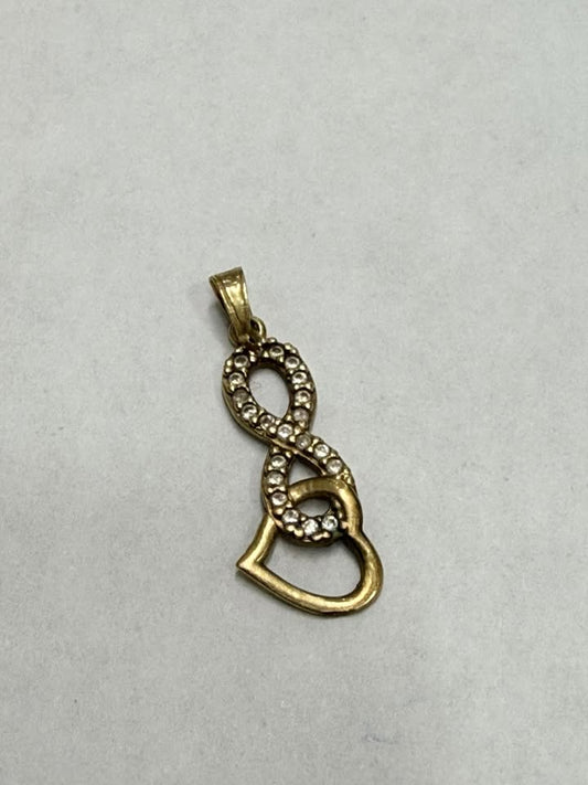 ✨💛 Dije de Oro de 10K Motivo Amor Infinito | 0.7 g de Oro 💛♾️❤️