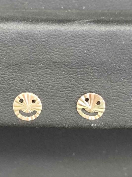 Aretes de carita 10k p .3 gr