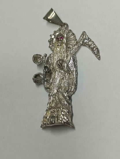 Plata Dije Santa Muerte 15 Gramos