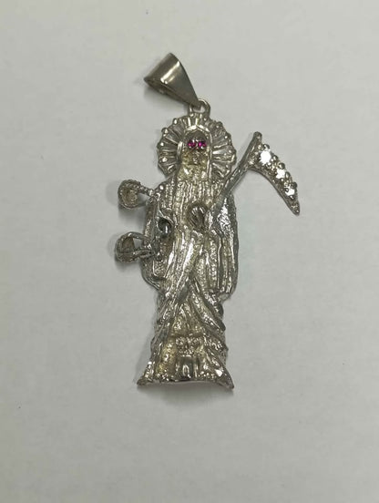 Plata Dije Santa Muerte 15 Gramos