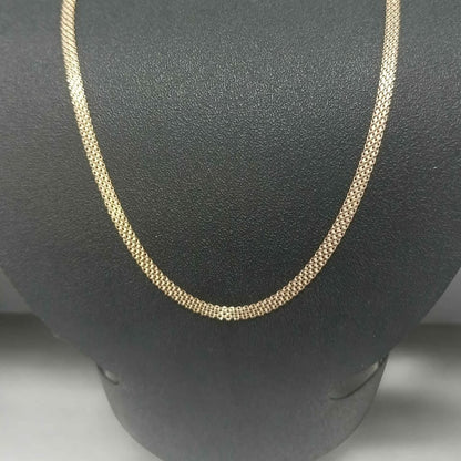 Oro Cadena tejido especial 10k 10.9g