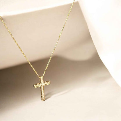 Oro Cadena y Dije con piedritas 10k 1.4g