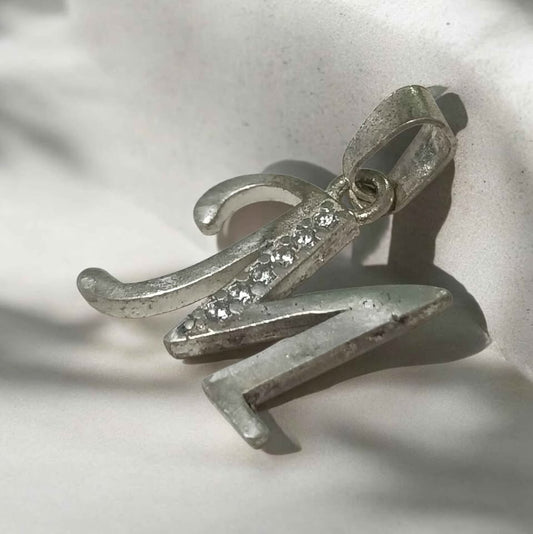 Plata Dije letra m .925 1.6g