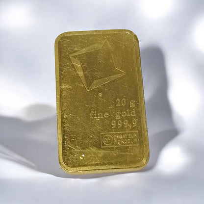 Oro lingote de 24k 20g
