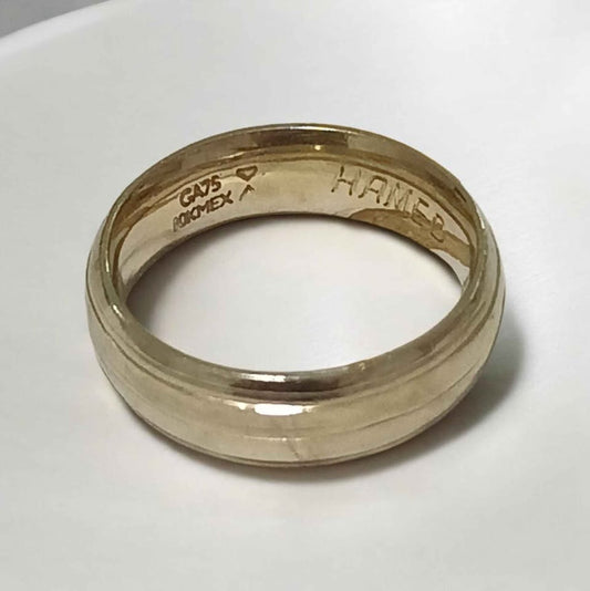 Oro argolla 10k 2.7g