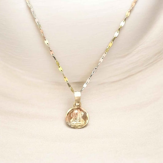 Oro Cadena y Dije 14k 1g