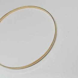 Aro de oro 14k diseño liso 5.8gr
