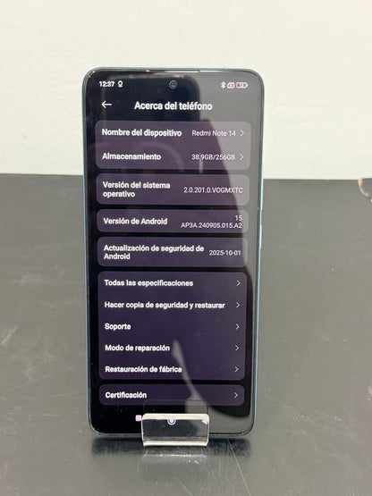 REDMI NOTE 14 256 GB 6 RAM