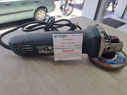 Mini esmeril bosch gws 700 usado