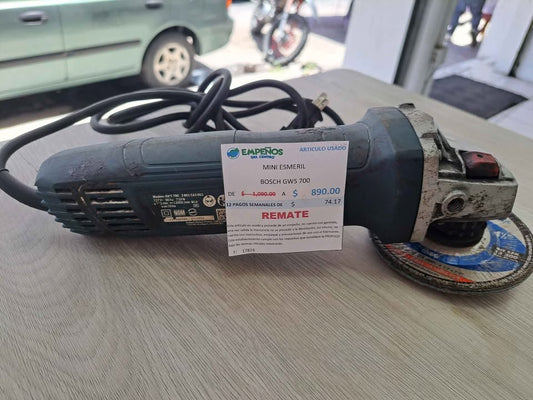 Mini esmeril bosch gws 700 usado