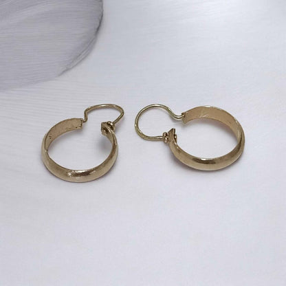 Oro par Aretes 14k 0.5g