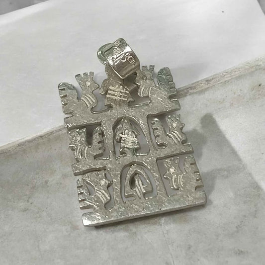 Plata dije tipo cuadro formas .925 2.9g