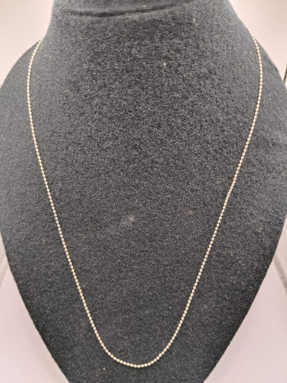 Collar punto seguido PLATA 925 peso 3.4gr 55cm, usado