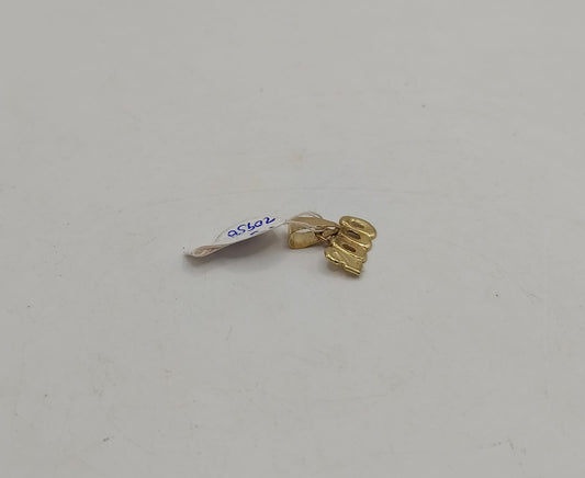 Dije #2000 ORO 10k peso .5gr, usado