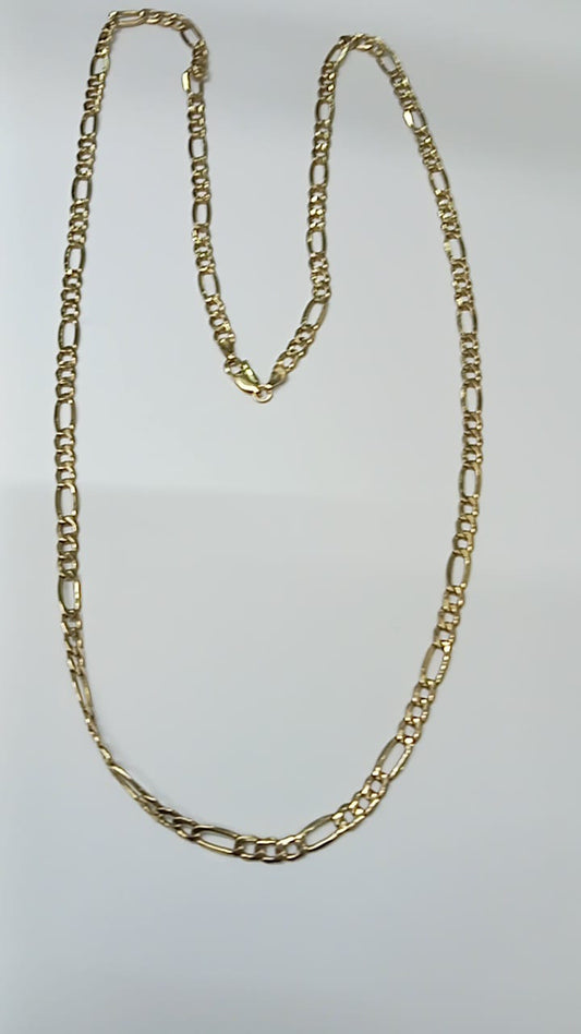 Cadena 3x1 en Oro 10k – 6.1 g / 30 cm