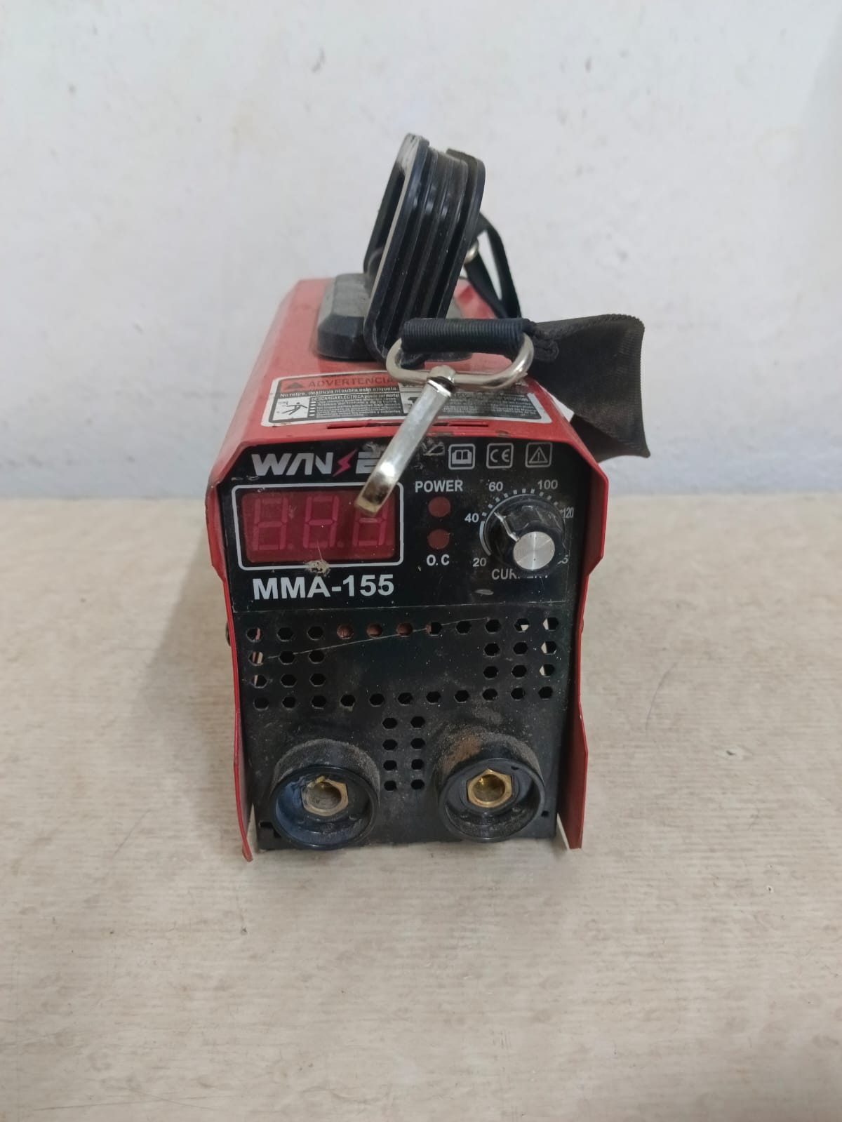 Soldadora inverter WANSE mma-155, usado