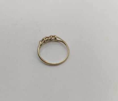 Anillo ORO 10k peso 1.2gr