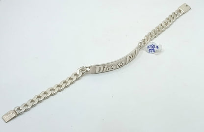 Esclava gravada PLATA 925 peso 33gr