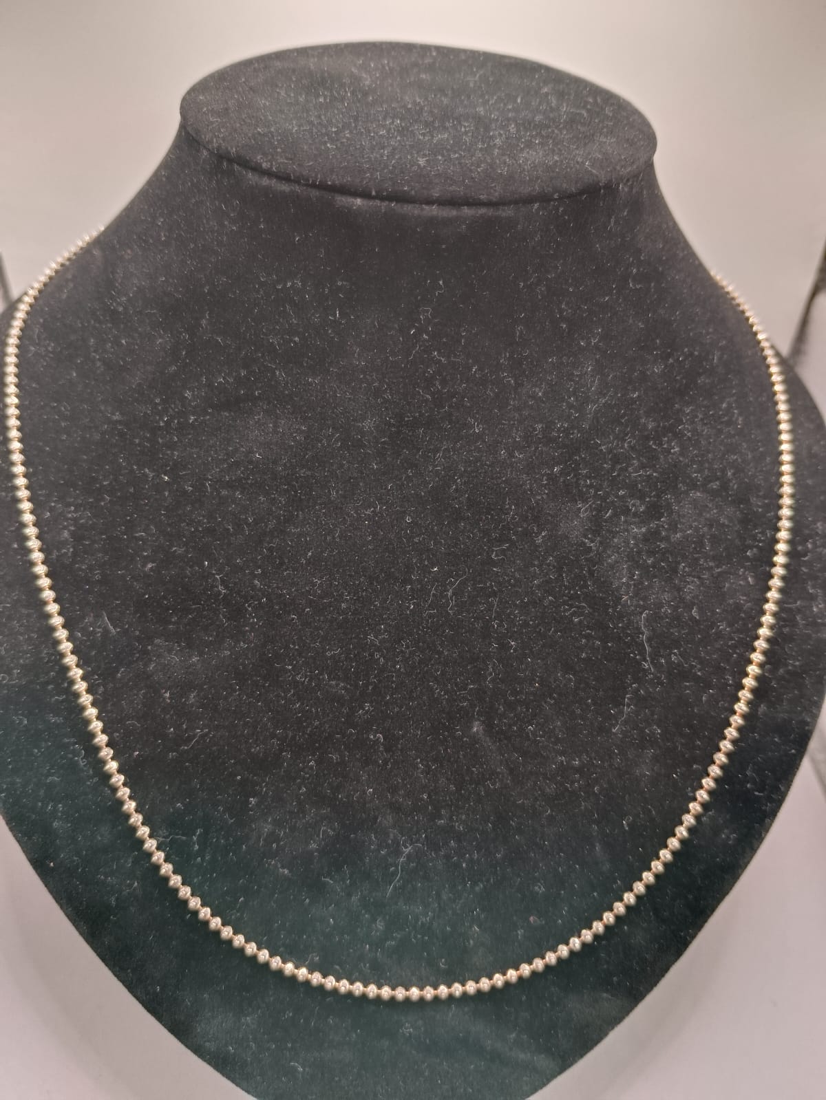 Collar cuentas PLATA 925 peso 6.2gr, usado
