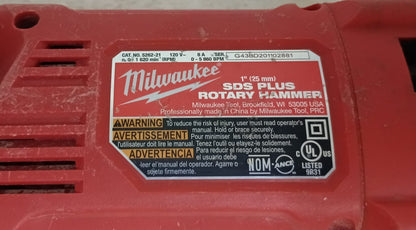 Taladro rotomartillo MILWAUKEE 6233,3 funciones, usado
