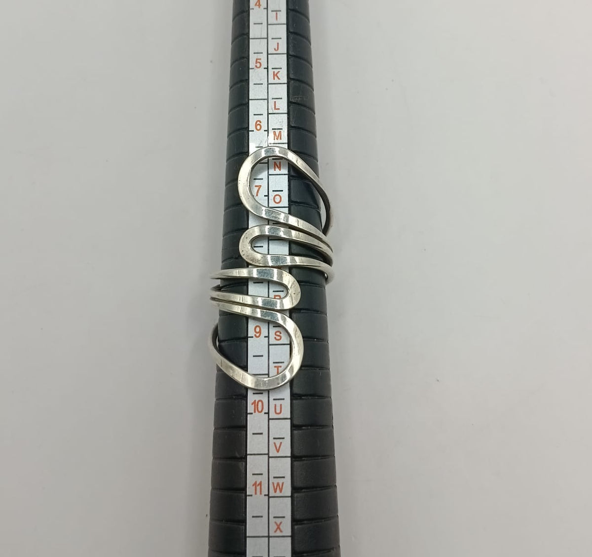 Anillos con curvas PLATA 925 peso 5.5gr