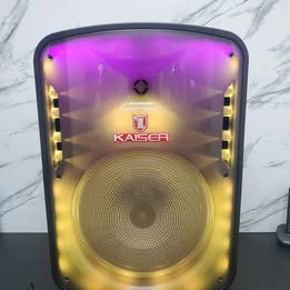 🔊 BOCINA KAISER CON LUCES LED