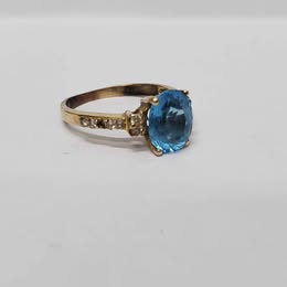 ANILLO DE ORO DE 14 KILATES CON PESO DE 2.6 GRAMOS #6