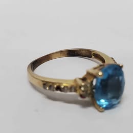 ANILLO DE ORO DE 14 KILATES CON PESO DE 2.6 GRAMOS #6
