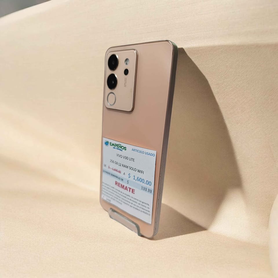 Celular vivo v30 Lite 256gb 12 Ram liberado USADO solo wifi