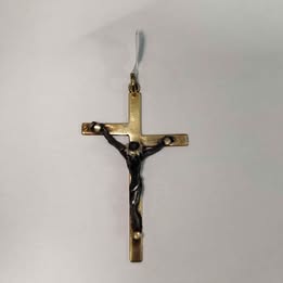 Dije de cruz con cristo 10k p11 9gr