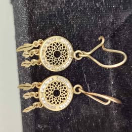 Aretes de atrapasueños 10k p 1.8gr