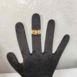 Anillo de la suerte 🍀 10k p 3.1 gr