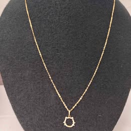 Cadena con dije de gato 10k p2.1 gr