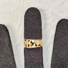 Anillo de la suerte 🍀 10k p 3.1 gr