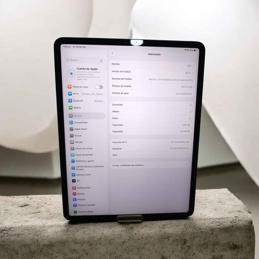 iPad pro 3ra gen. 256 GB 8 Ram