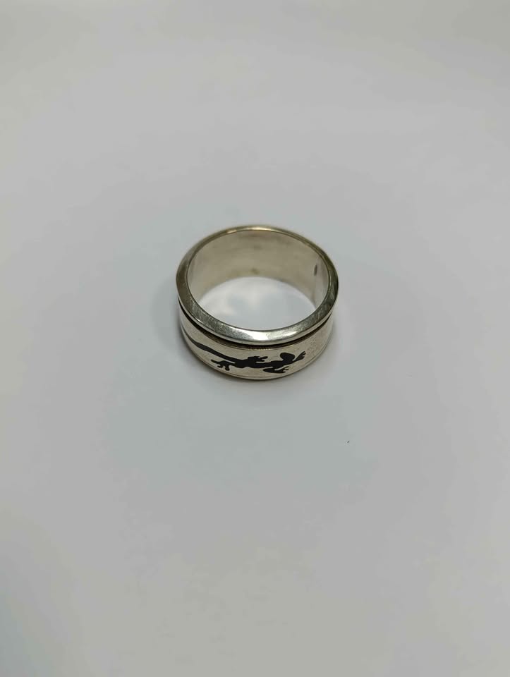 Plata ANILLO DETALLE REPTIL .925 10.3g
