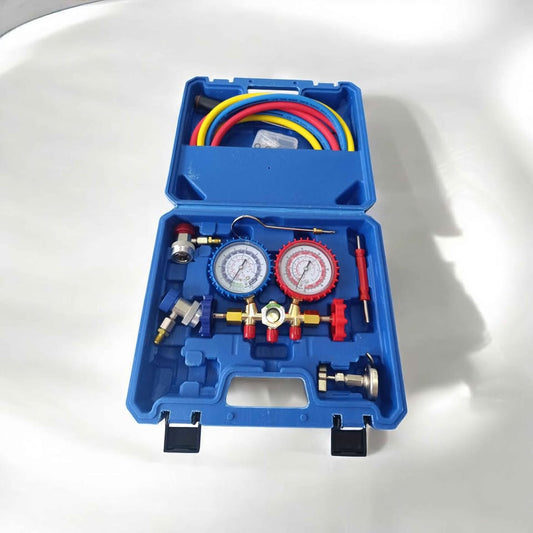 Herramienta manómetro 9pzas mod r134a