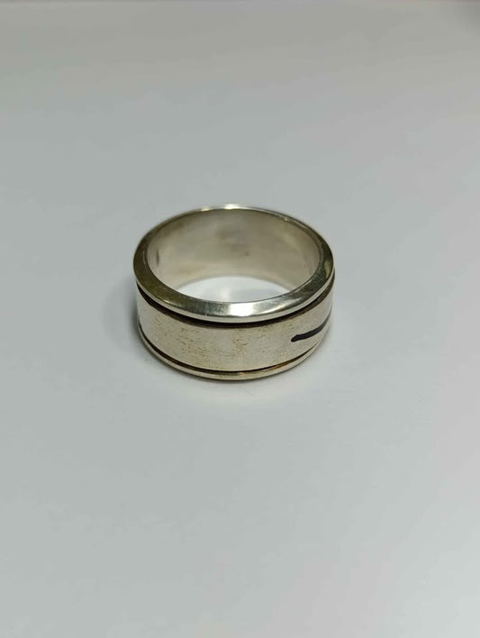 Plata ANILLO DETALLE REPTIL .925 10.3g