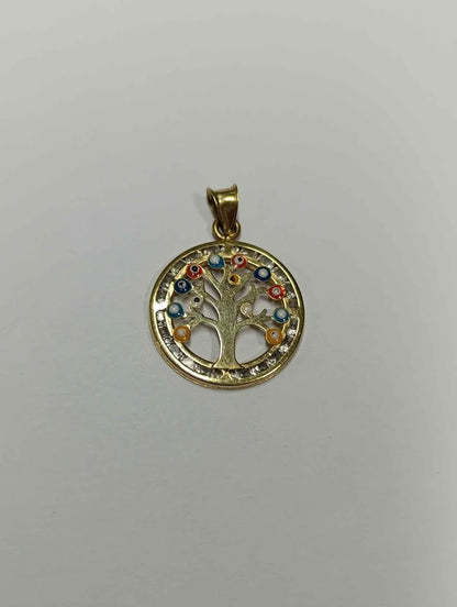 ORO DIJE DEL ARBOL DE LA VIDA 1.4g 10k