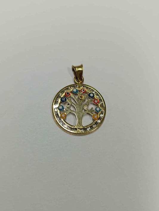 ORO DIJE DEL ARBOL DE LA VIDA 1.4g 10k