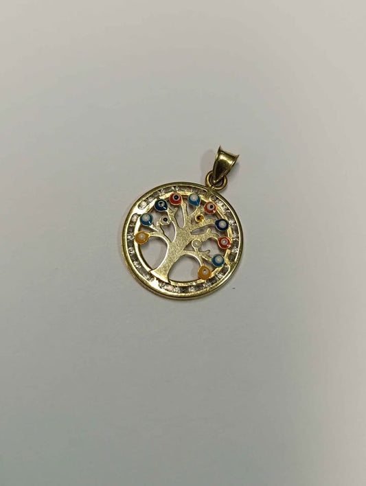 ORO DIJE DEL ARBOL DE LA VIDA 1.4g 10k