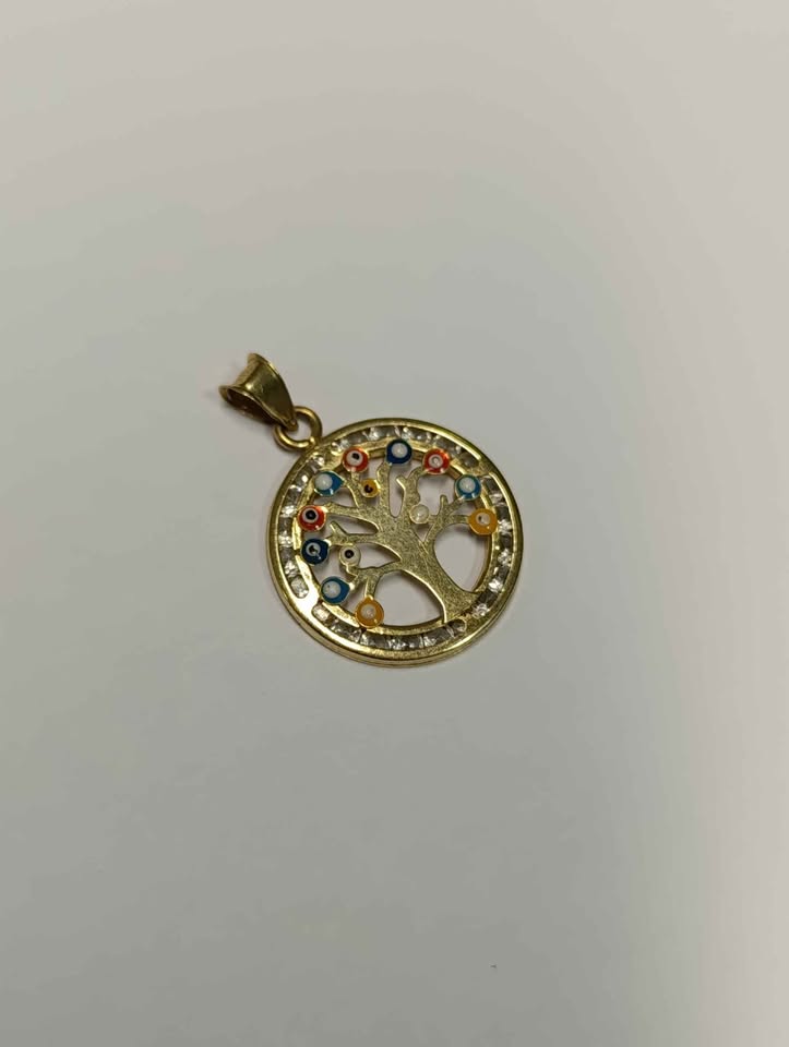 ORO DIJE DEL ARBOL DE LA VIDA 1.4g 10k