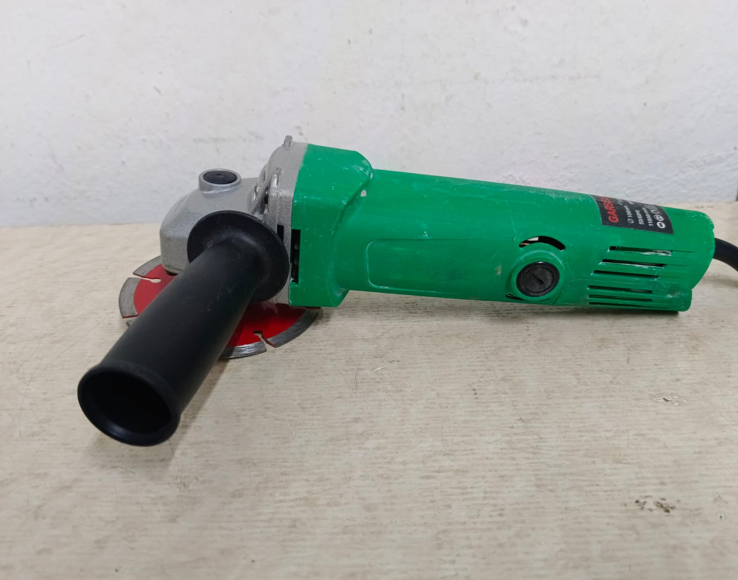 Mini esmeril GARSELAY gra-12 con disco, usado